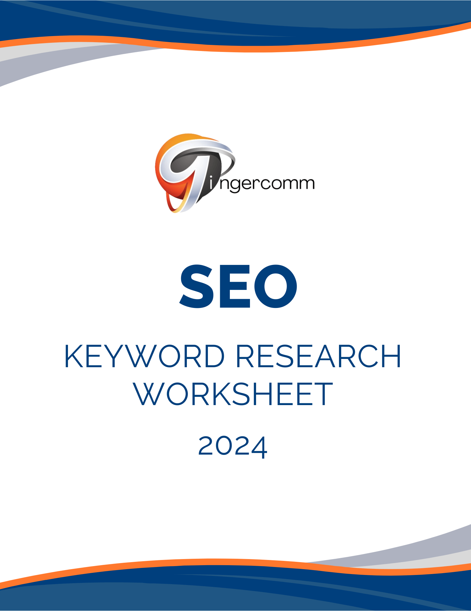 Gingercomm SEO Keyword Research Worksheet